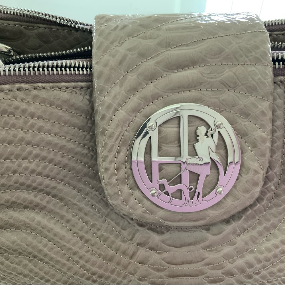 Henri Bedel Tan Snake Skin bag - Picture 6 of 7
